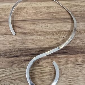 Sterling Silver Vintage Torque Neck piece